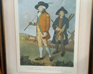 The Society of Golfers at Blackheath Engraving by W. Green after L. F. Abbott