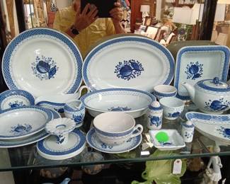 Royal Copenhagen Tranquebar Blue Porcelain Dinnerware Set