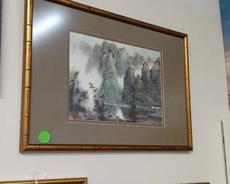 Chinese Landscape Ink Wash Painting