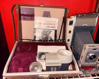 VTG Polaroid Electric Eye Land Camera W/Case!
