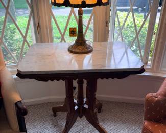 Mid Century Modern Marble Top!