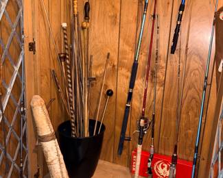 Fishing Poles & Barrel Cleaning Rods!
