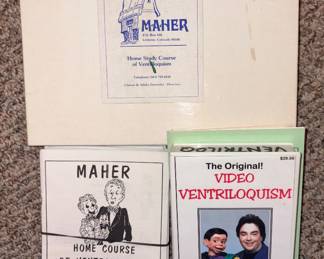 Vtg Maher Studios Books & VHS for Ventriloquist Dolls!