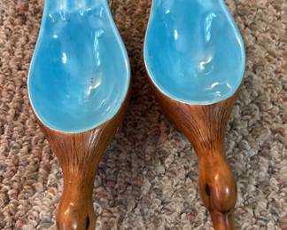 MCM Ceramic Duck Ashtrays!