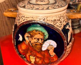 Vtg Ceramic Jar!