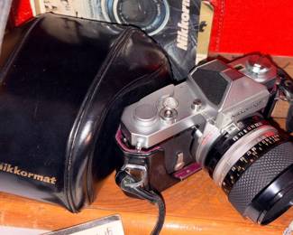 Nikkormat Auto 55mm Camera W/Case!