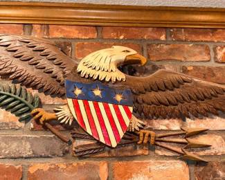 VTG Rustic America Eagle Patriotic Wall Art!