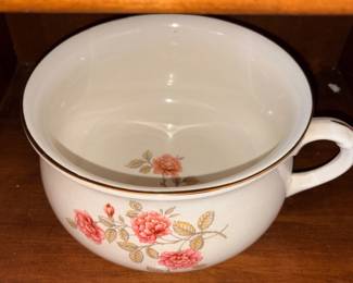 Antique Crown Devon Made In England Chamber Pot!