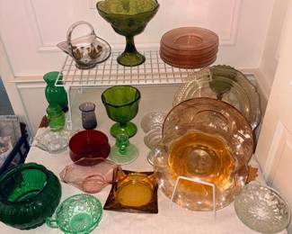 Vintage Glassware: Depression, Uranium, Etc Glass!