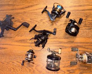 Sougayilang, Shakespeare, Quantum, Conservator, Bronson, Shimano, Etc Fishing Reels!