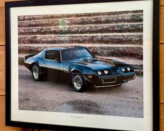 Vintage Framed 1979 Trans AM Special Edition Poster