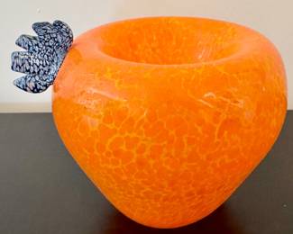 Signed Art Glass Vessel