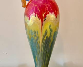 Art Glass Hummingbird Feeder