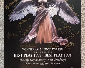 Angels in America Autographed Poster