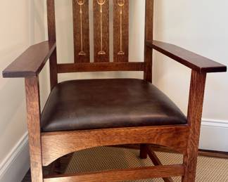 armchair detail