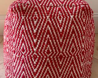 Textured Pouf