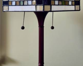 (2) Stained Glass Lamps