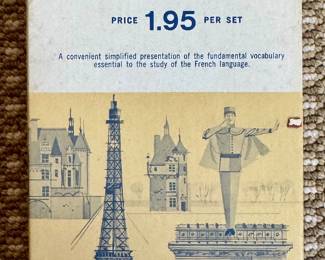 Vintage French Vocabulary Cards