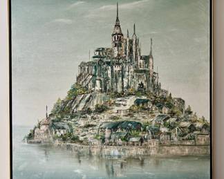 "Mont Saint-Michel" Oil on Canvas