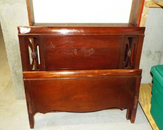 Antique Headboard and footboard twin $25