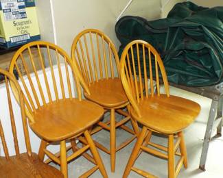 Solid Wood Barstools $50 each