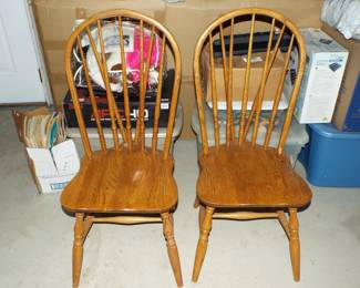 Solid Wood Chairs $25 per chair
