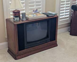 Vintage CRT Television Console