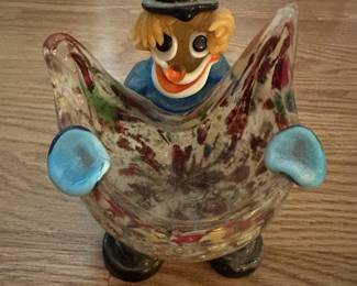MURANO GLASS CLOWN BOWL