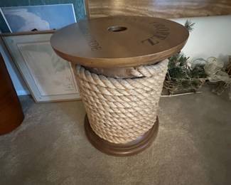 FURNITURE  SPOOL END TABLE