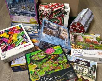 161 lotof8jigsawpuzzlesvariousbrands