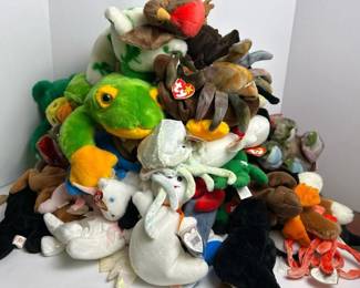 215 largelotoftybeaniebabiesplushtoys