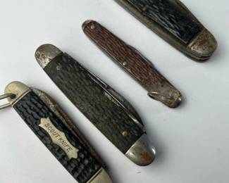 039 lotofvintagescoutstylepocketknives