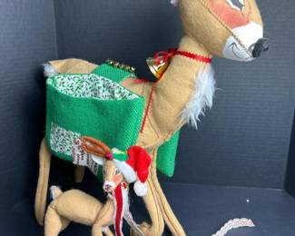 219 vintageannaleechristmasreindeermothe