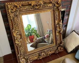 024 ornatesolidwoodgoldmirrorpickupin