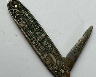 040 vintagesmallusasouvenirpocketknife
