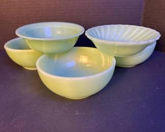 077 fivesmalljadeitebowlsfirekingancho