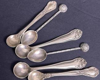 240 sixvintagedemitassespoons4aremarke