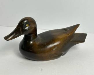 211 mallardstylehandcarvedwoodenduckde