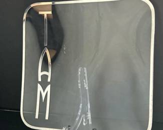 037 vintagetamsquareglassservingplate