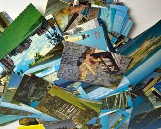 139 largevintagemainepostcardcollection