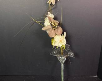 195 elegantcallalilyglassbudvasewitha