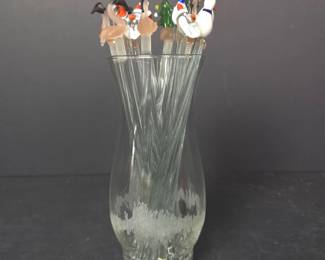 177 handcraftedglassdrinkstirrerswithho