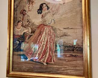Needlepoint Gypsy dancer