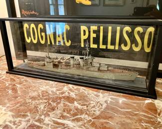 Hand made USS New Orleans CA-32 battleship model