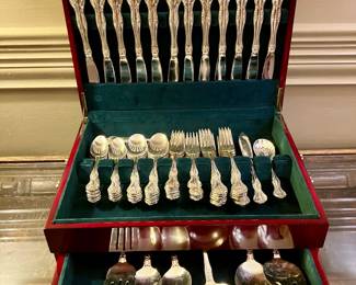 Set of Reed & Barton silver plate flatware