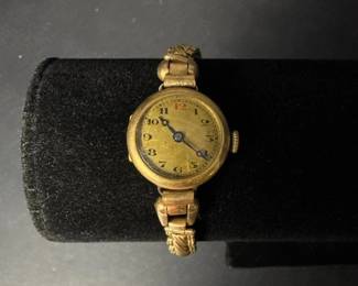 078 vintageladies14kmechanicalwristwatch