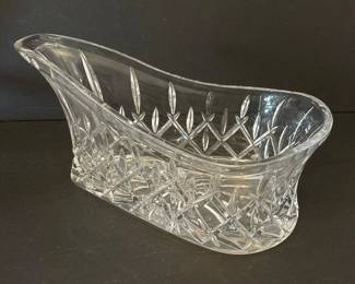 271 vintagecutcrystalboatshapedcenterpi