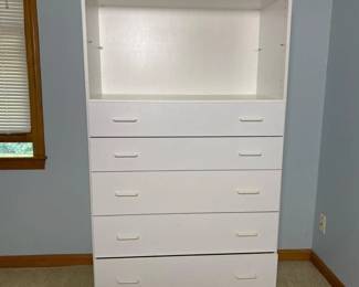 383 techlinewhitedresserbookcasecombowi