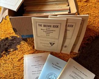 207 largelotnhlegislativebrownbooksbio