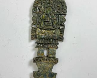 057 vintageperuviantumicarvedstonecerem